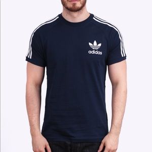 NEW Adidas Trefoil Navy TShirt